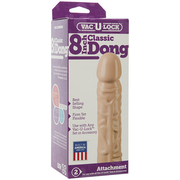 VacULock Classic 8 Inch Dong Attachment|Connection View|"System attachment - connection detail"