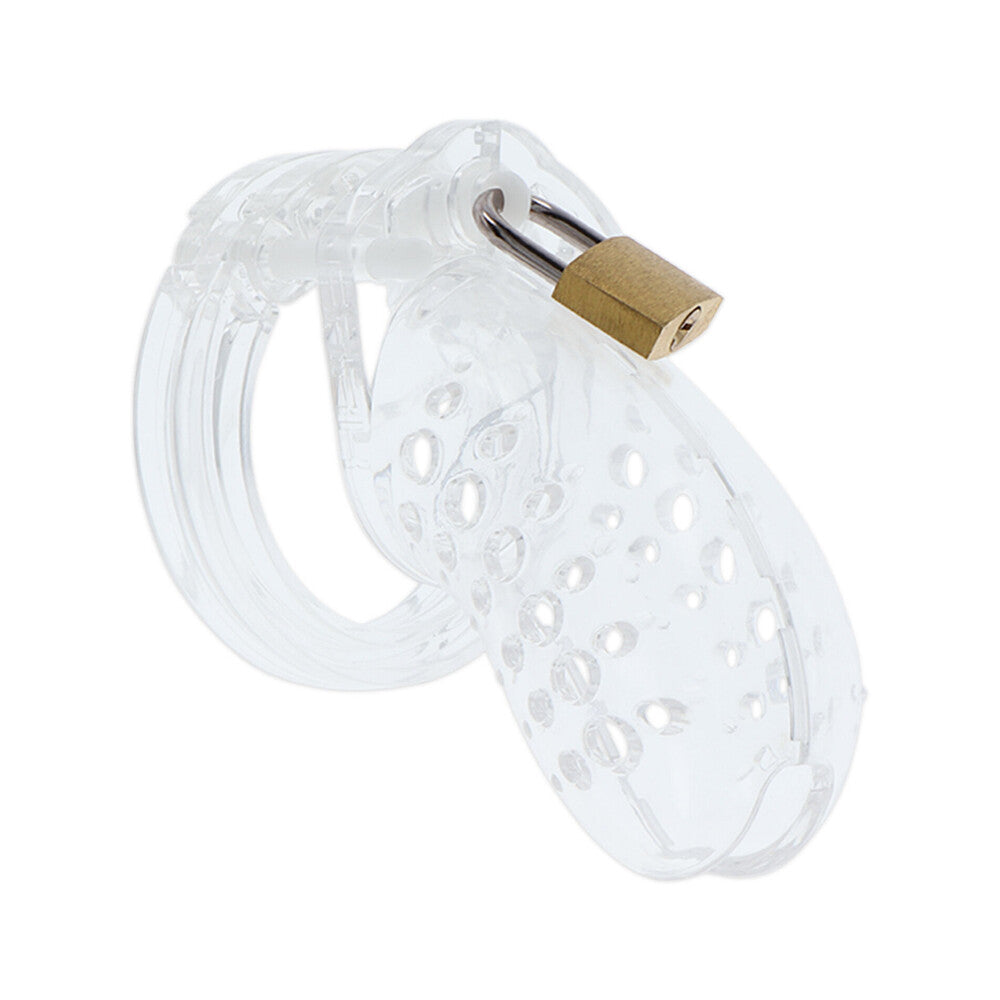 Hidden Desire Extreme Chastity Cock Cage | Front View | "Male chastity device - front view"