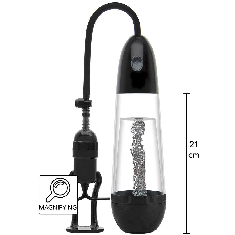 Hidden Desire Fusion X Magnifying Pump | Side View | Feature Detail