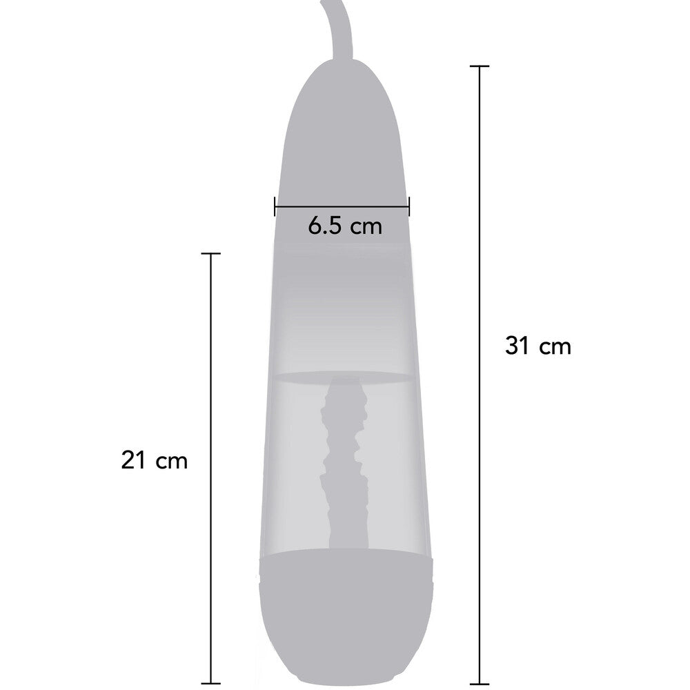 Hidden Desire Fusion X Magnifying Pump | Angle View | Complete Design