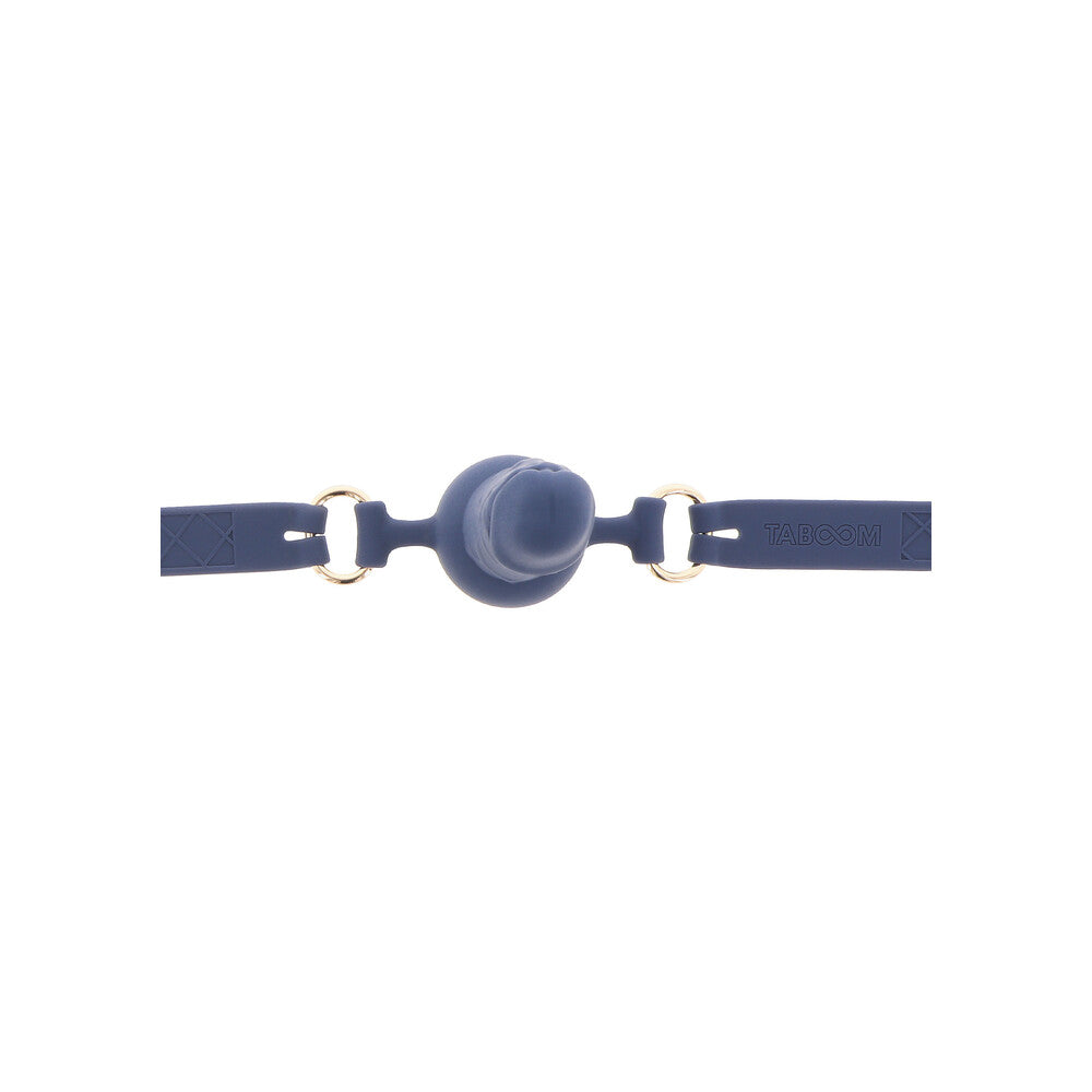 Taboom Silicone Supreme Penis Ball Gag | Angle View | Complete Design