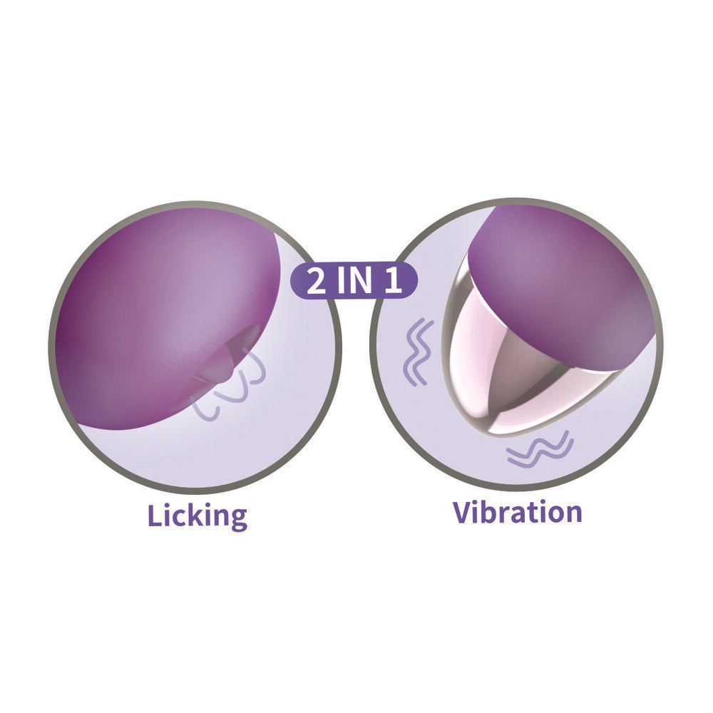 ClitTastic Intense Dual Massager Rechargeable | Back View | "Intense dual massager - back view"