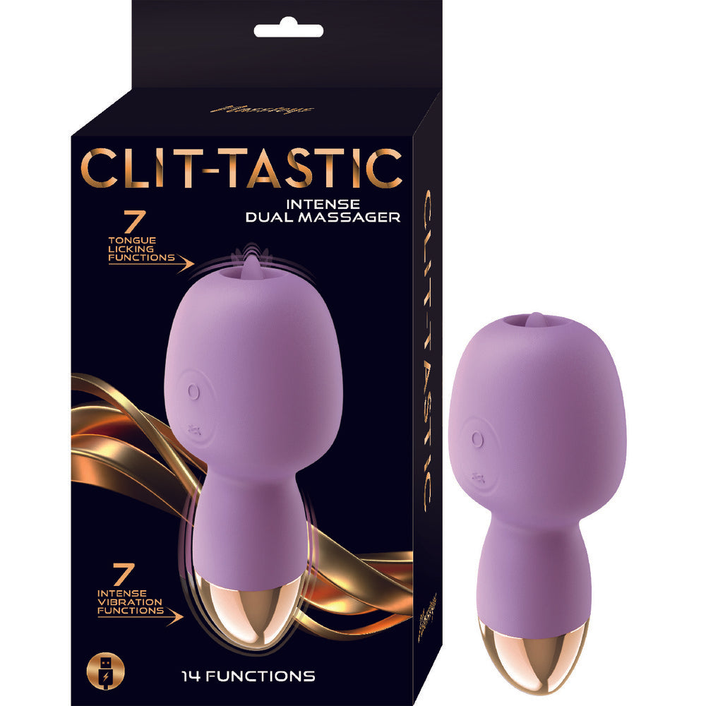 ClitTastic Intense Dual Massager Rechargeable | Detail View | "Intense dual massager - detail view"
