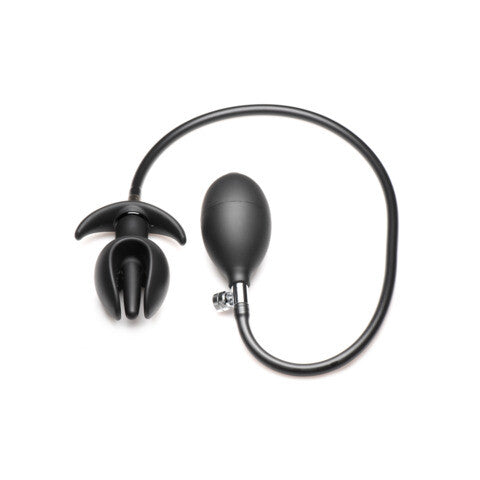 Master Series Ass Bound Anchor Inflatable Anal Plug | Front View | "Inflatable anal plug - front view"