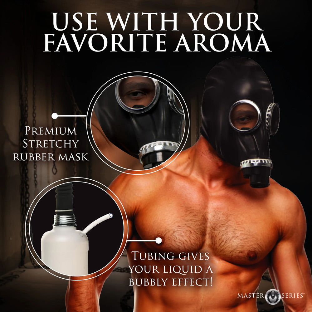 Master Series Gas Mask | Side View | Bottle Detail