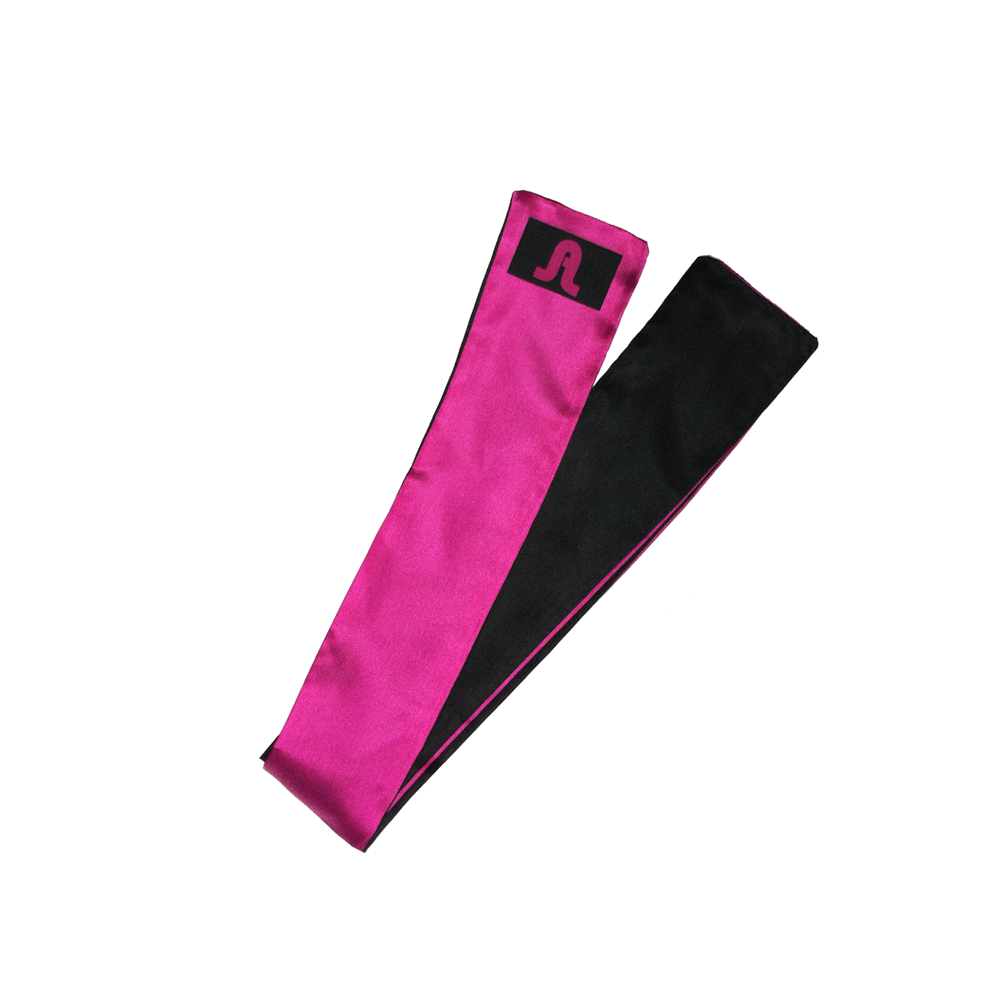 Adrien Lastic Satin Sash|Front View|"satin blindfold sash - front view"