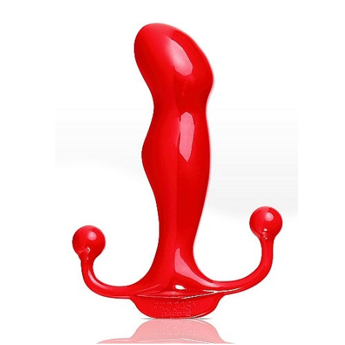 Aneros Progasm Red Ice Prostate Massager | Front View | Transparent prostate stimulator