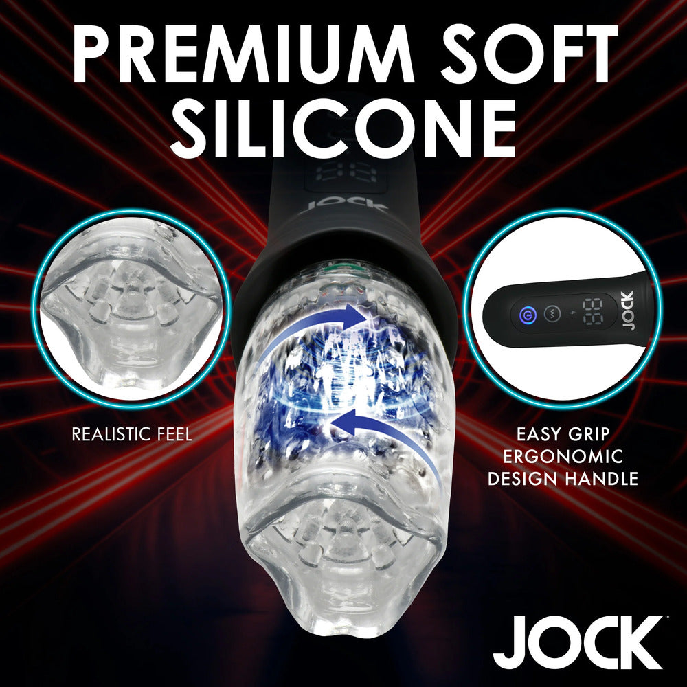 Jock Spinning Thrusting | Side View | Feature Display
