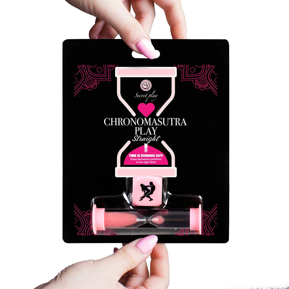 Chronomasutra Play Dice Game | Front View | "intimate timing dice game - front view"