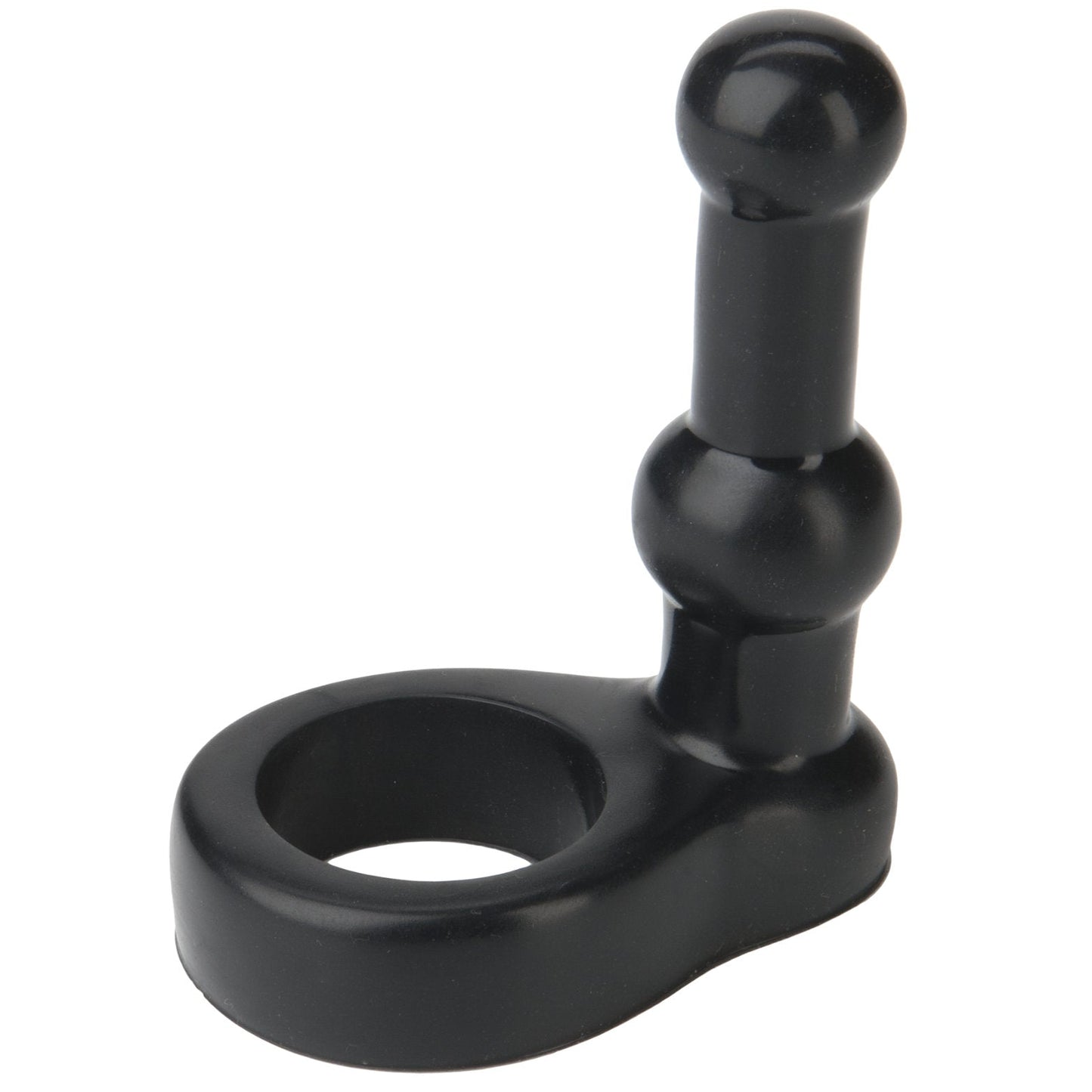 Doc Johnson Platinum The Double Dip-Black | Front View | Double stimulation toy