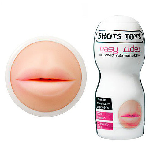 Easy Rider Mouth Masturbator | Front View | Oral simulation sleeve