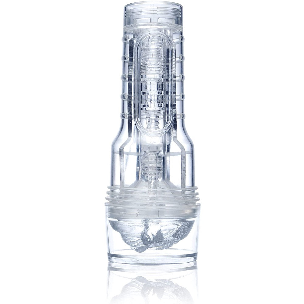 Fleshlight Ice Crystal Ice Lady|Front View|"transparent male masturbator - front view"