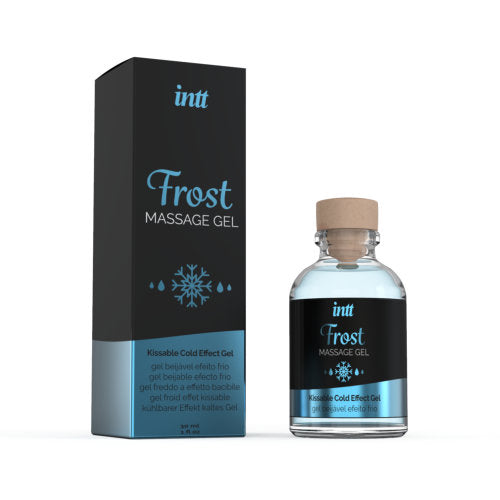Intt Massage Gel Frost Mint Flavour | Main View | "frost mint flavored massage gel bottle - main view"
