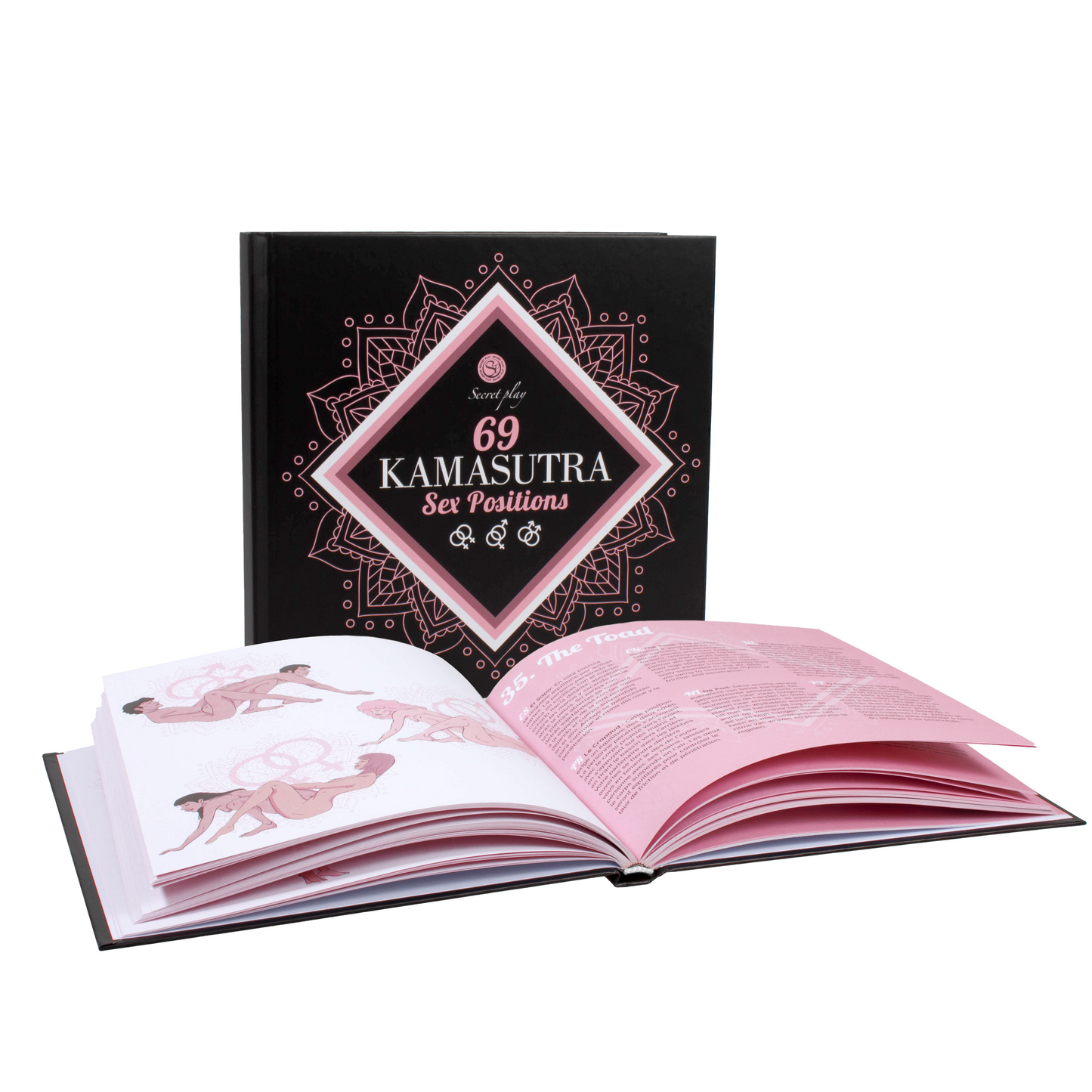 Kamasutra Sex Positions Book | Front View | "intimate positions guide - front view"