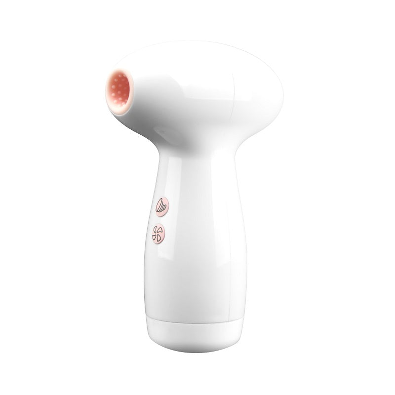 Loving-Joy-2-In-1-Suction-Vibrator|Front|"dual function suction vibrator in purple - front view"