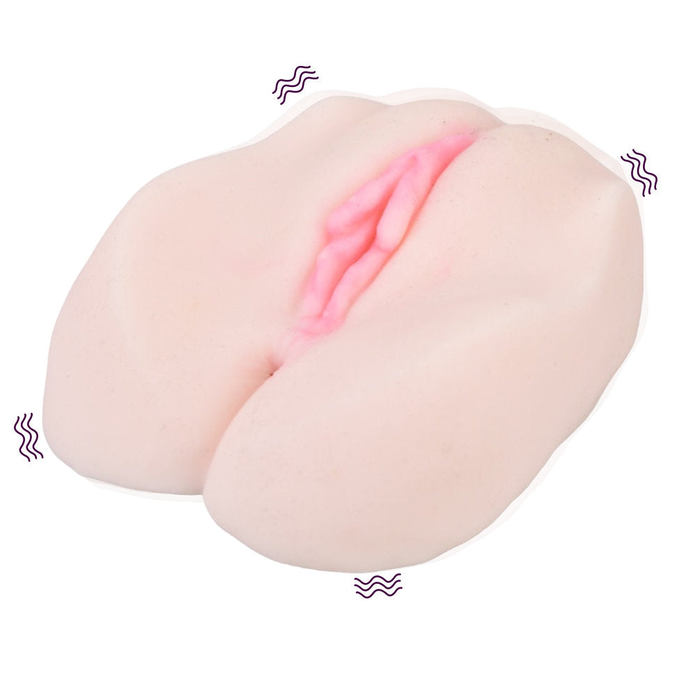 Loving Joy Kylie Vibrating Pussy and Ass Male Masturbator|Front View|"Dual entry vibrating male masturbator - front view"