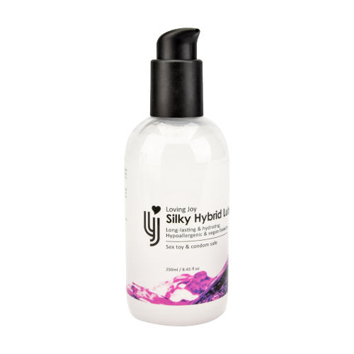 Loving-Joy-Silky-Hybrid-Lubricant-250ml|Front|"hybrid formula lubricant - front view"