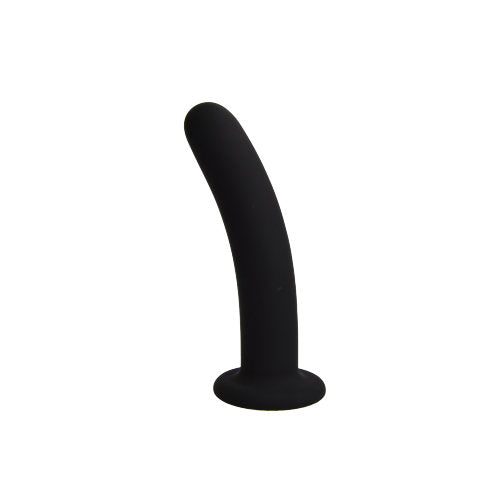 Loving-Joy-6-Inch-Silicone-Strap-On-Dildo-Kit|Front|"complete silicone strap on kit with harness - front view"