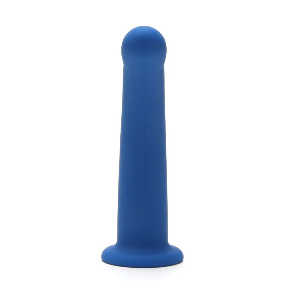 Me You Us 6 Inch Curved Silicone Dildo | Back View | "Curved silicone dildo - back view"
