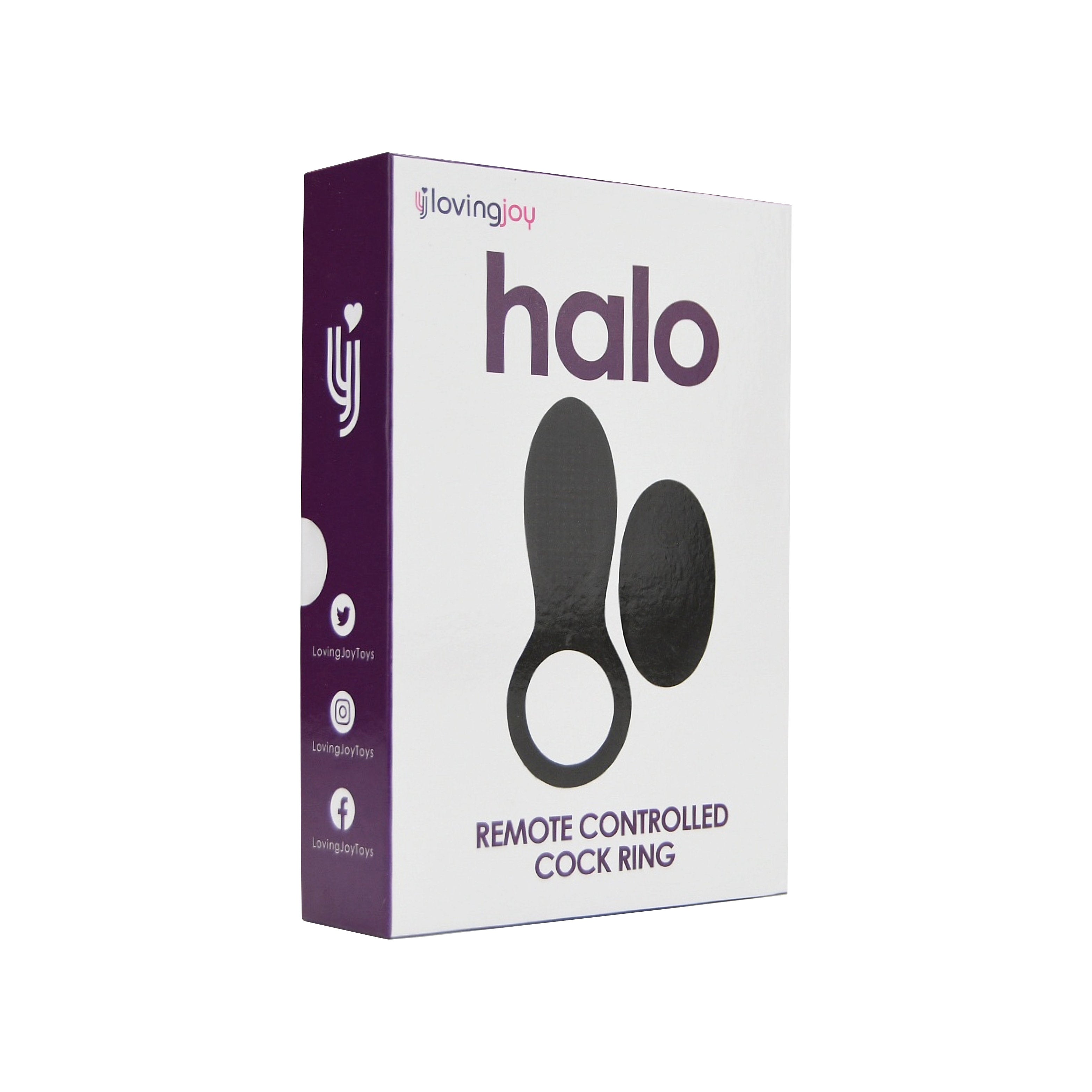 Loving Joy Halo | Package Side | "product packaging showing side details - package view"