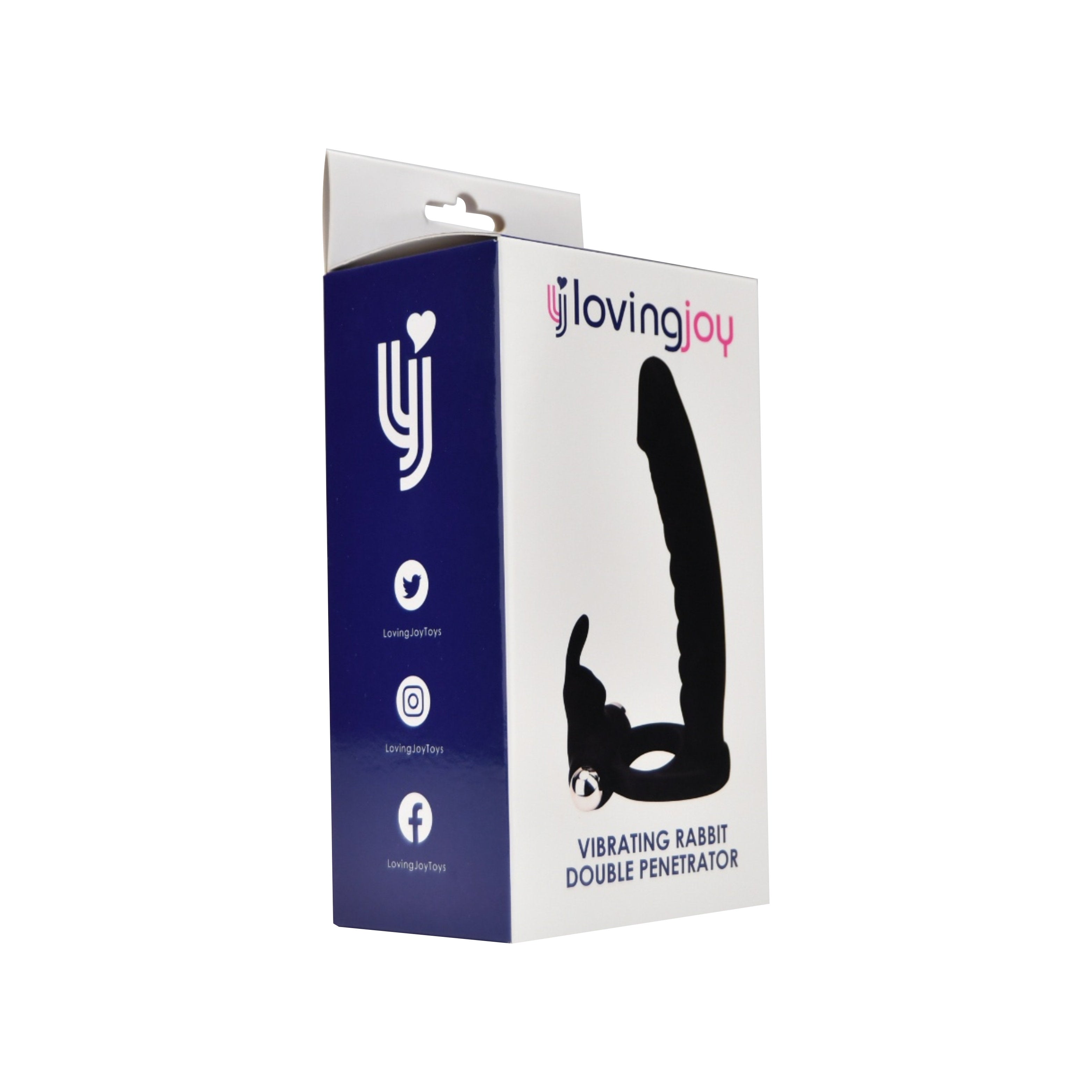 Loving Joy 7 Inch Dildo with Balls Purple|Front View|"realistic dildo purple 7 inch - front view"