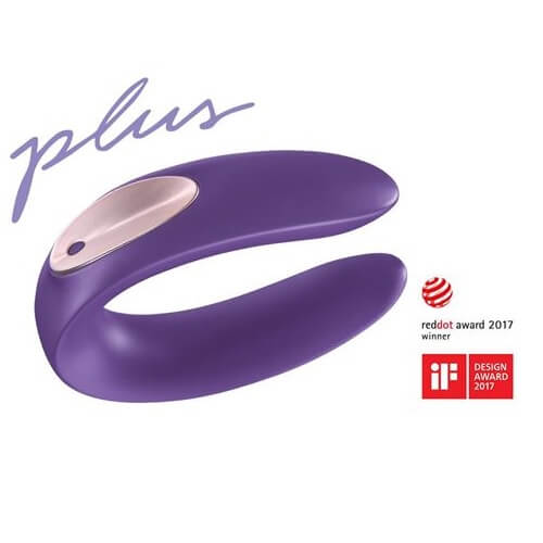 Satisfyer Partner Double Plus Classic Vibrator Adult Toys Direct