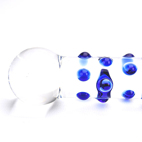 Spectrum-Ribbed-Glass-Dildo|Package View|"ribbed dildo packaging - package view"