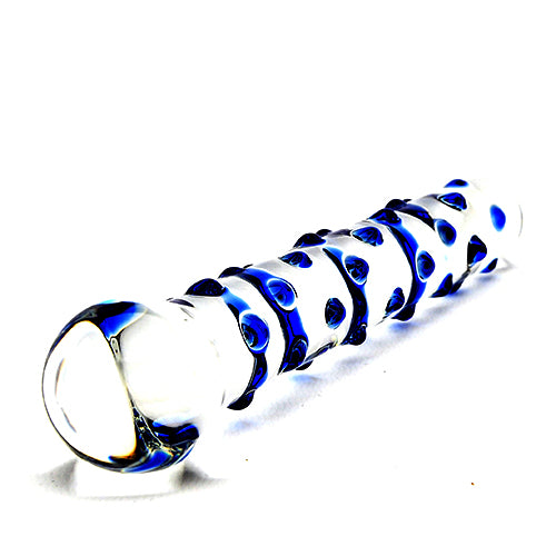 Spectrum-Ribbed-Glass-Dildo|Package View|"ribbed dildo packaging - package view"