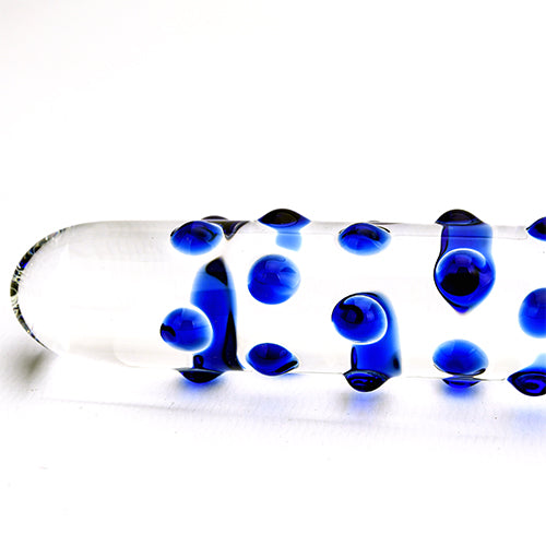 Spectrum-Ribbed-Glass-Dildo|Package View|"ribbed dildo packaging - package view"