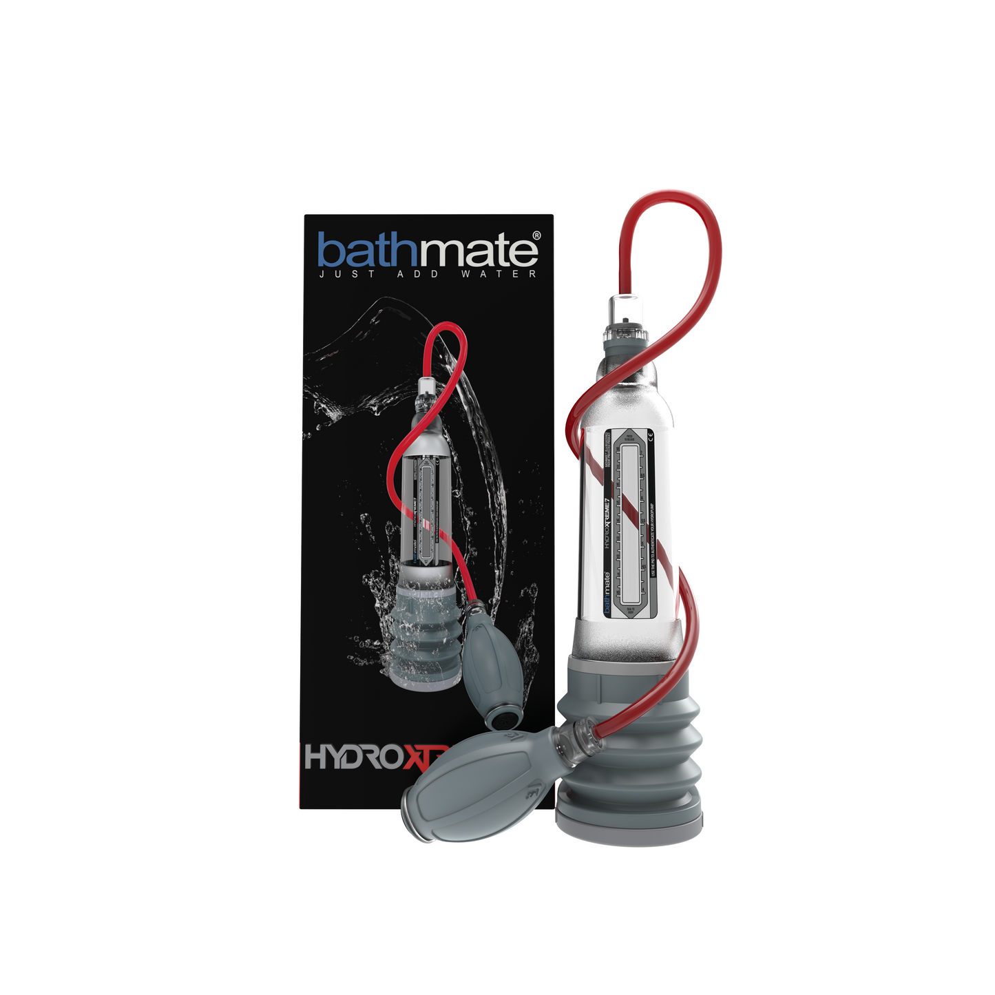 Bathmate-Hydroxtreme-7-Penis-Pump-Clear|Back|"comfort pad and seal - back view"