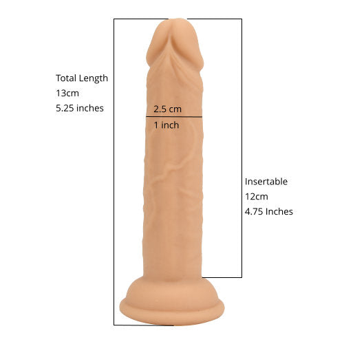 Loving-Joy-4-5-Inch-Silicone-Dildo|Back|"suction cup base detail - back view"