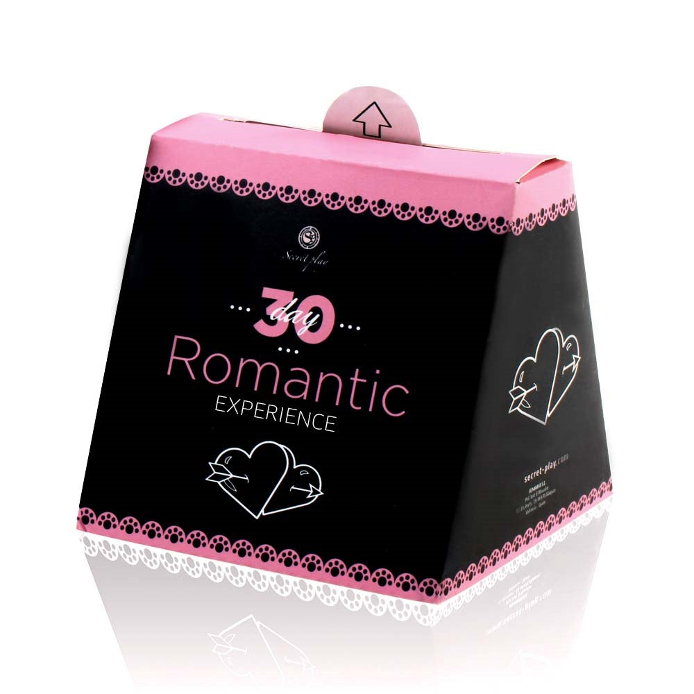 30 Day Romantic Challenge | Front View | "Romantic challenge cards - front view"