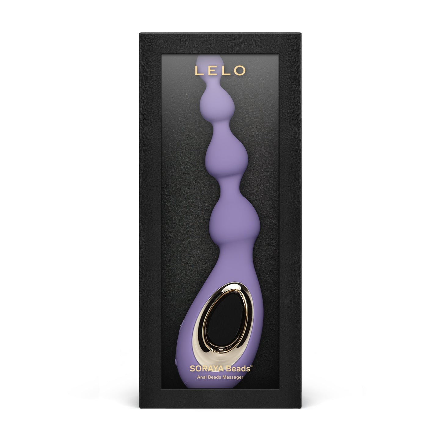 LELO Soraya Anal Beads Violet Dusk|Side View|"premium anal beads - side view"