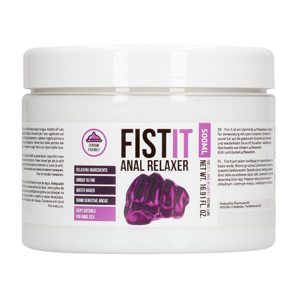Fist It Anal Relaxer Lubricant | Premium Adult Massage Oil | 500ml Bottle