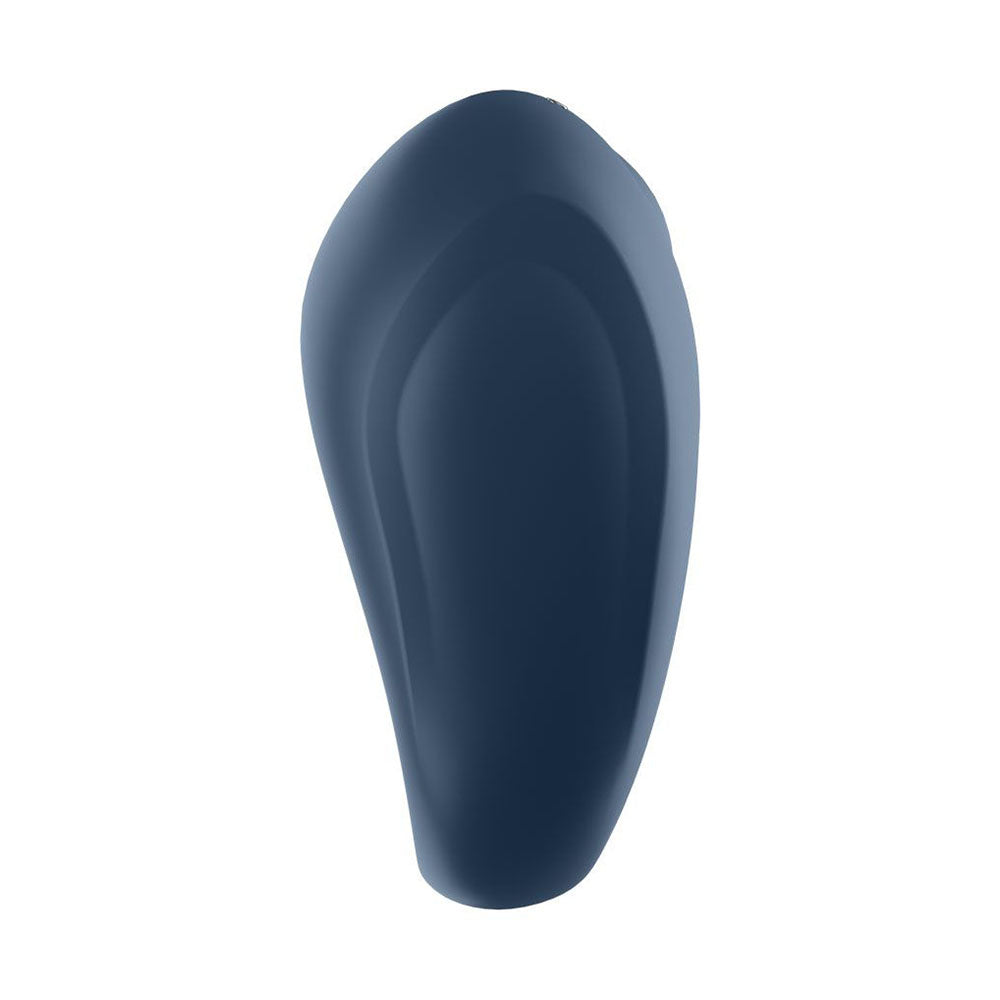Satisfyer App Enabled Strong One Cock Ring Blue|Side View|"app detail - side view"