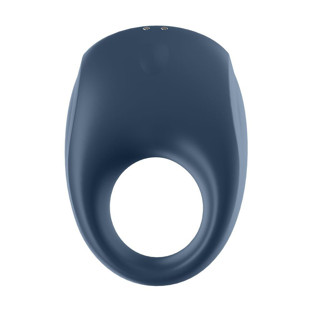 Satisfyer App Enabled Strong One Cock Ring Blue|Back View|"quality build - back view"