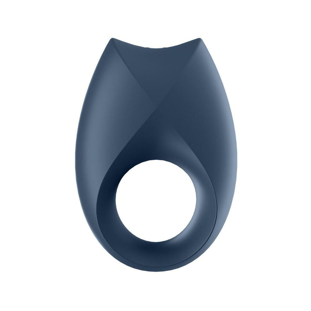 Satisfyer App Enabled Royal One Cock Ring Blue|Back View|"quality build - back view"
