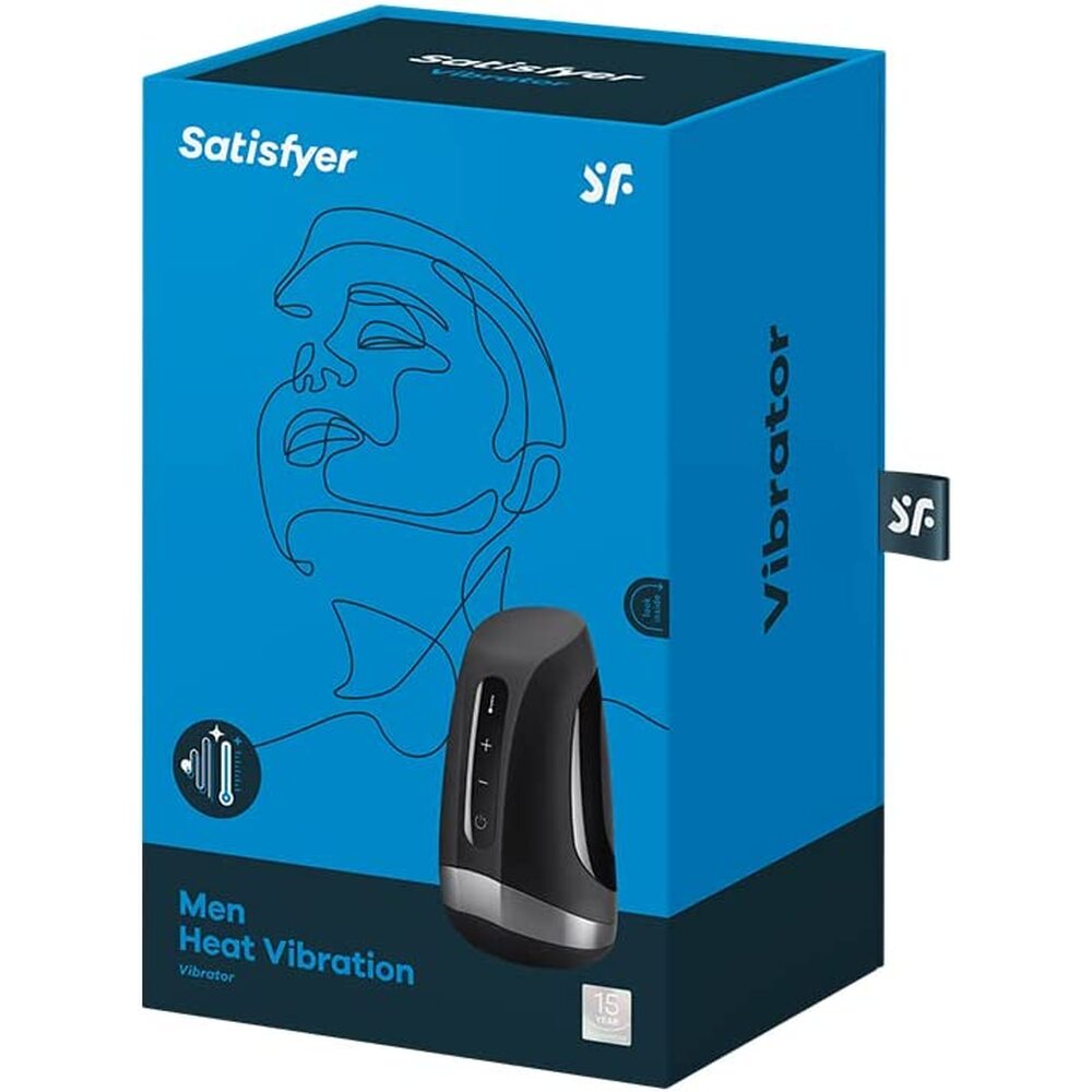 Satisfyer Men Heat And Vibration Masturbator|Detail View|"surface detail - detail view"