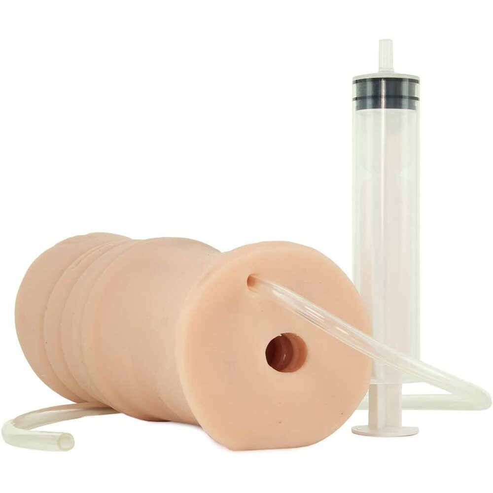 Squirting Pussy Stroker with Joy Juice Vanilla|Back View|"quality build - back view"