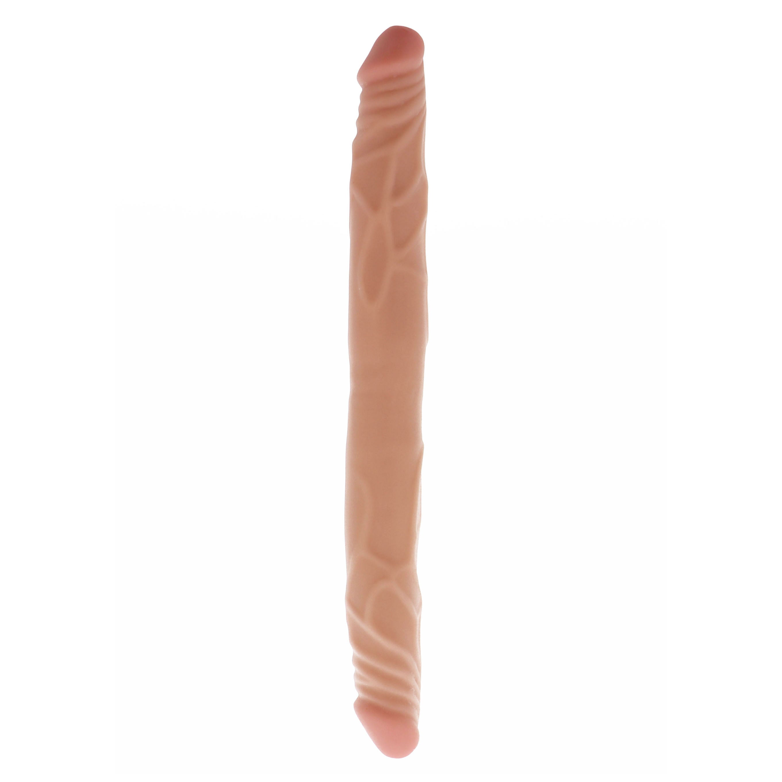 ToyJoy Get Real 14 Inch Flesh Double Dildo|Front View|"real design - front view"