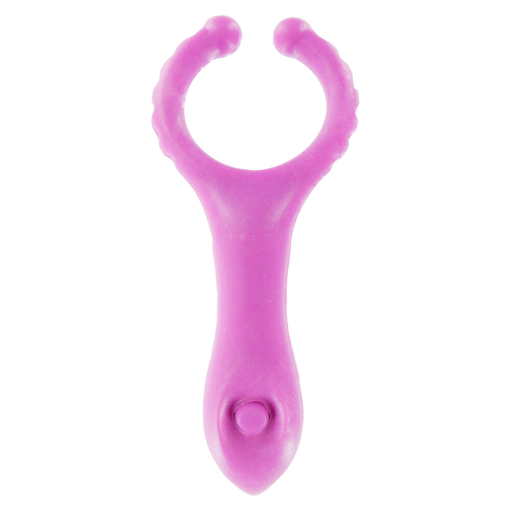 ToyJoy Vibrating ClitStim CRing|Front View|"clitstim design - front view"