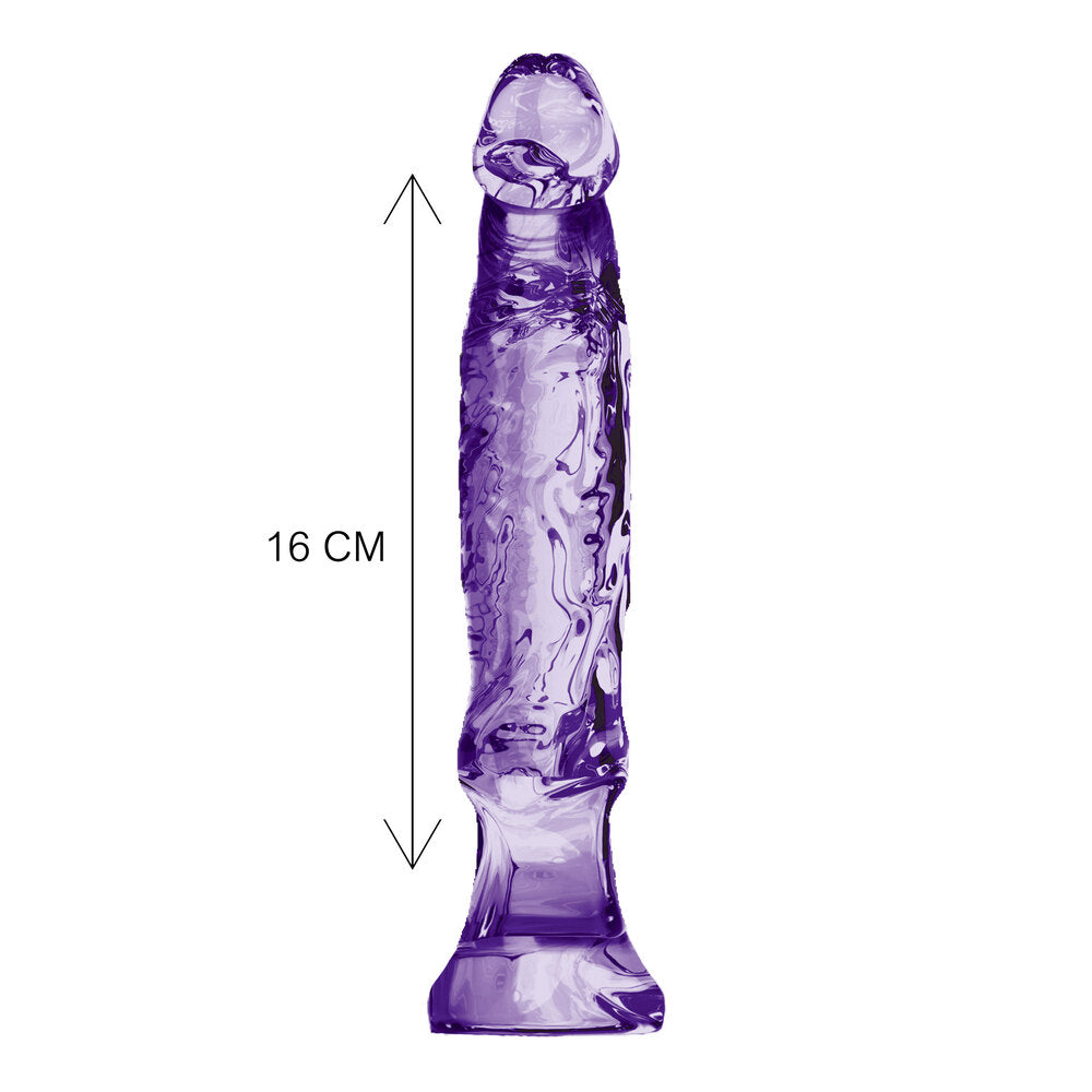 ToyJoy-Anal-Starter-6-Inch-Purple|Side View|"ergonomic design-side view"