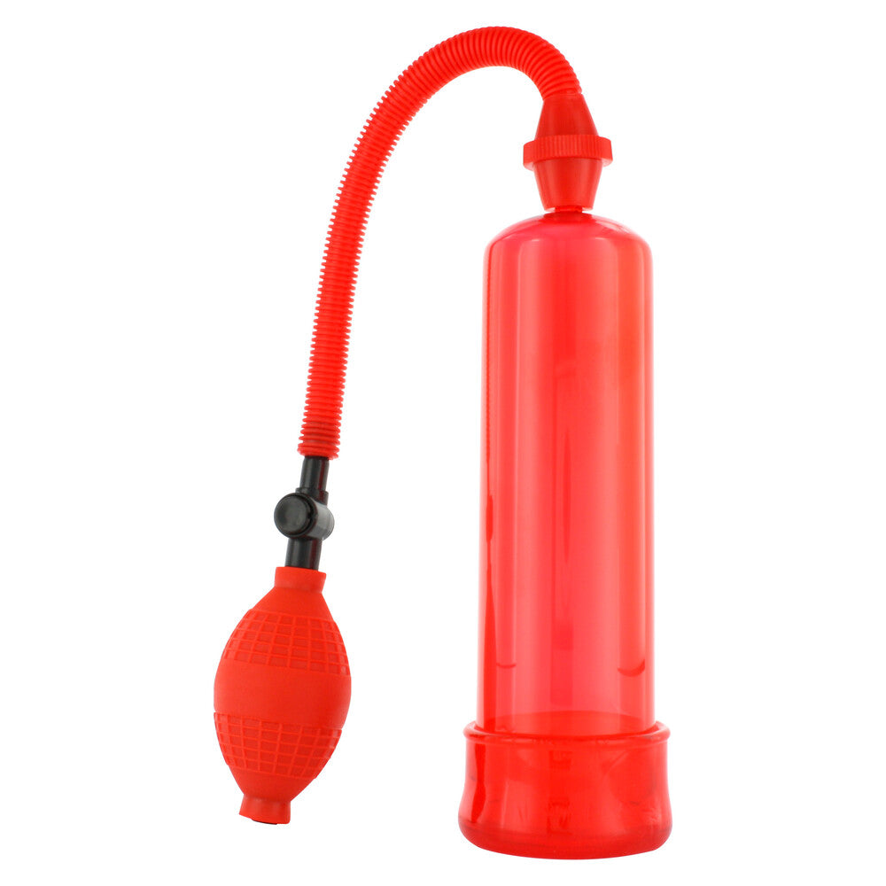 Penis Enlarger Pump|Front View|"Professional enlargement system with gauge - front view"