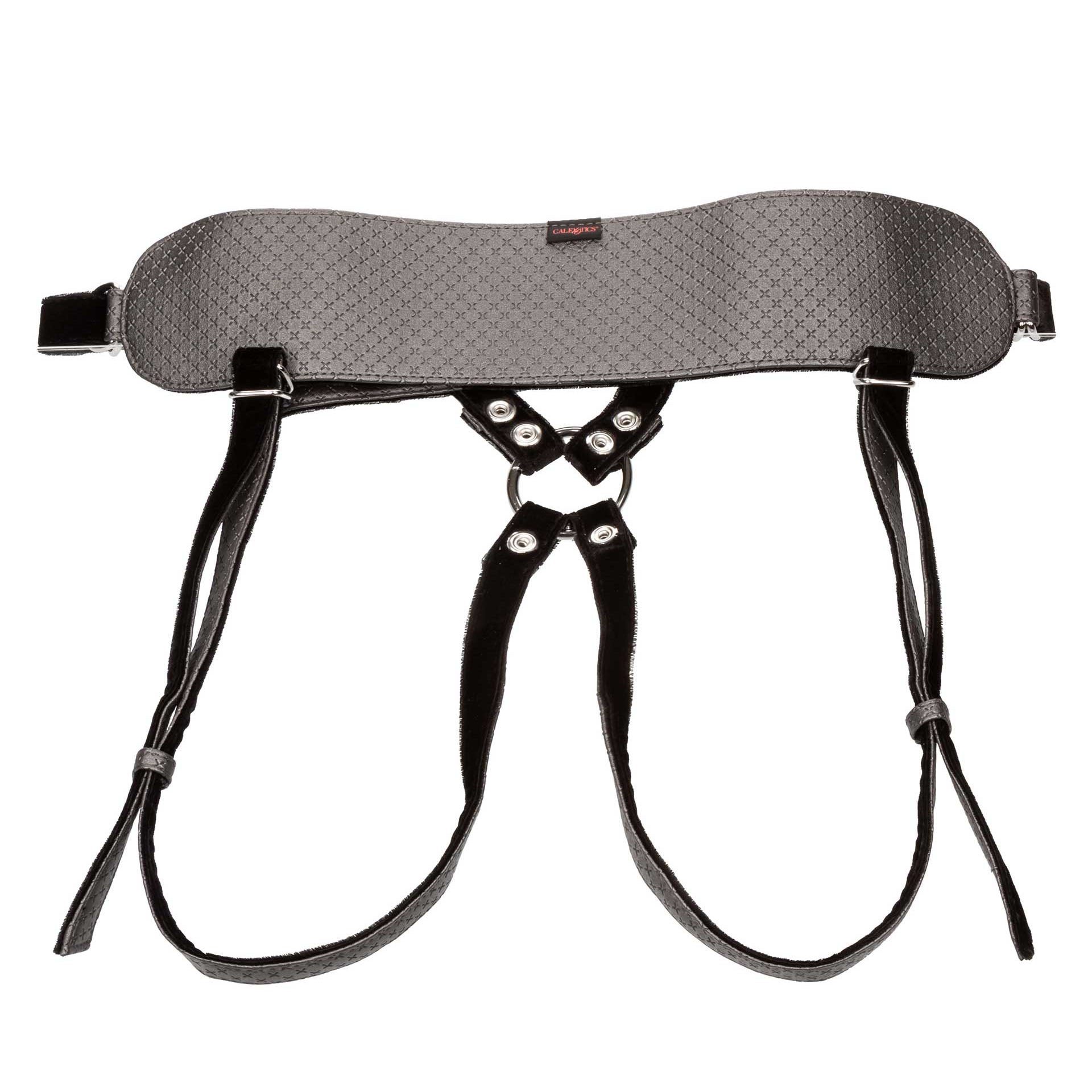 The Royal Vibrating Set Crotchless Strap On Plus Vibrating Probe|Side View|"probe detail - side view"