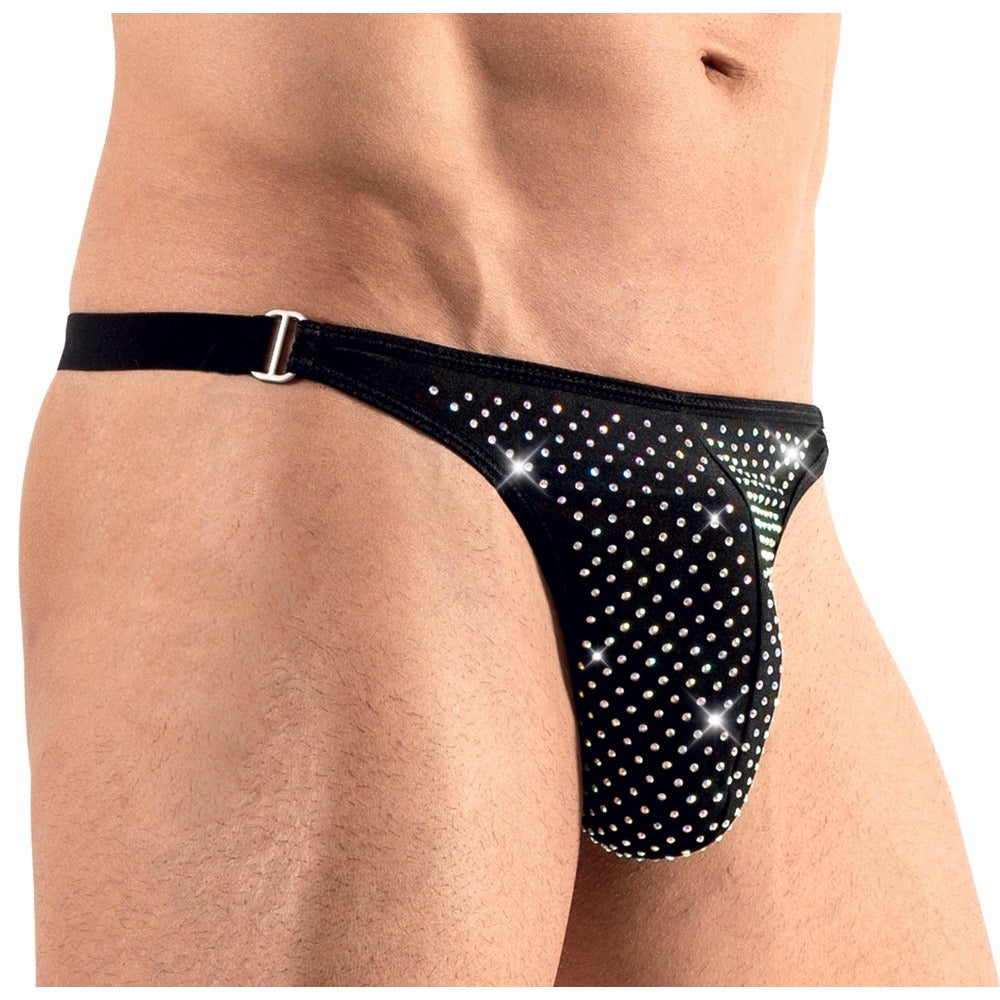 Svenjoyment String With Sparkly Rhinestones|Side View|"string features-side view"|
