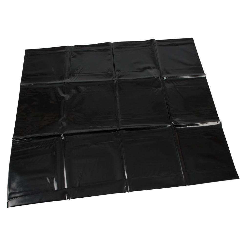 PVC Pillow Pillowcase Black|Side View|"premium pillowcase material-side view adult toys direct"|