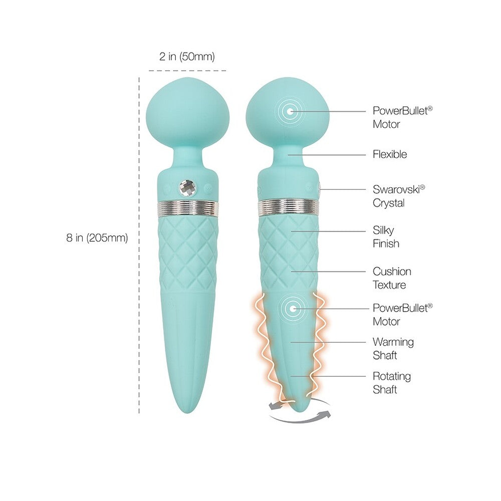 Pillow Talk Sultry Wand Massager|Package|"sultry wand massager - package view"