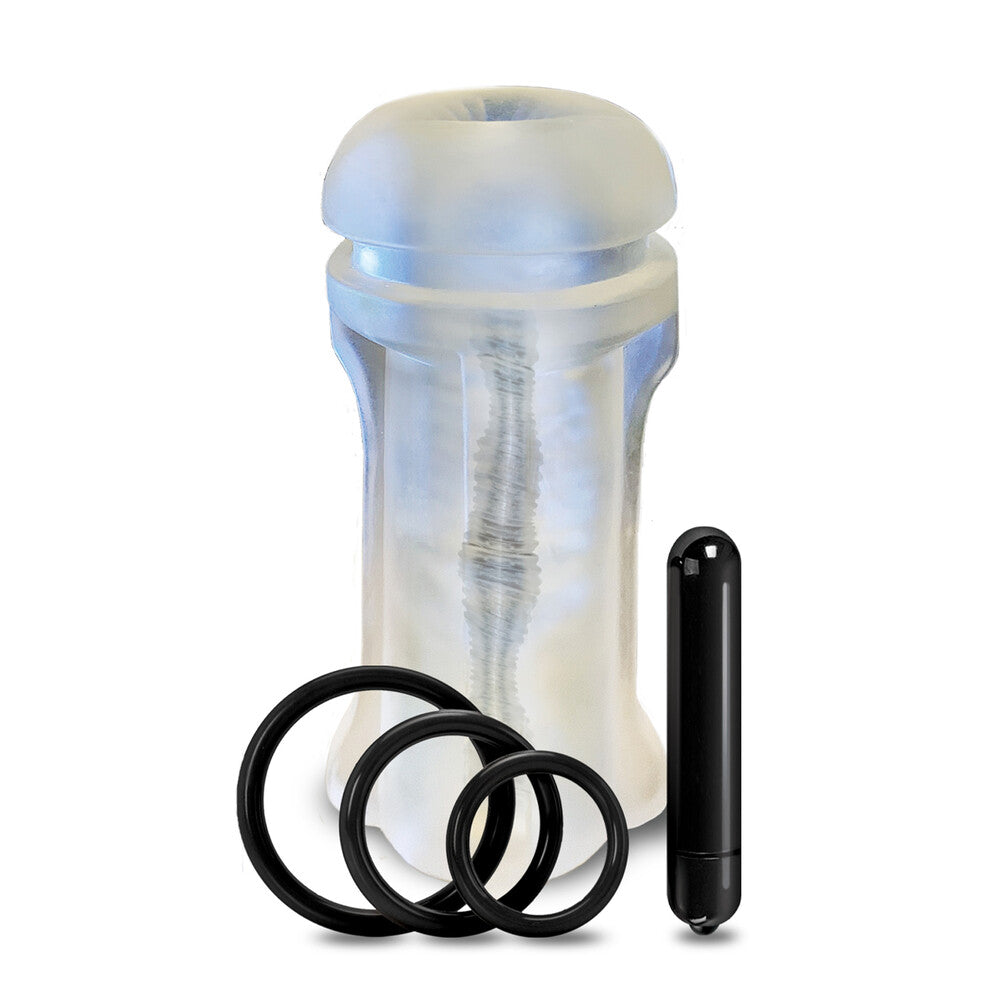 Happy Ending MSTR B8 Bum Rush Vibrating Ass Pack|Front View|"vibrating design - front view"