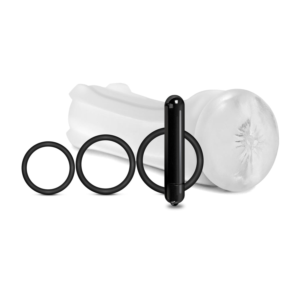 Happy Ending MSTR B8 Bum Rush Vibrating Ass Pack|Side View|"pack detail - side view"