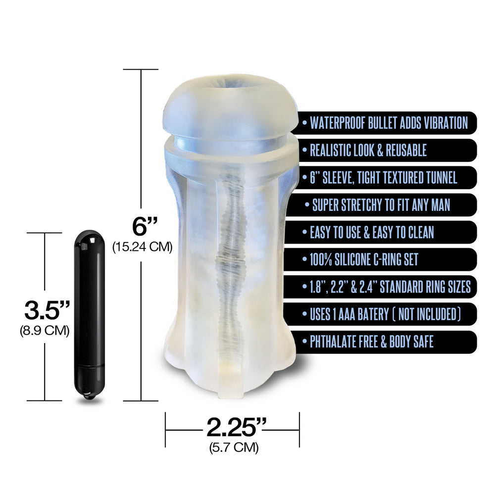 Happy Ending MSTR B8 Bum Rush Vibrating Ass Pack|Back View|"quality build - back view"